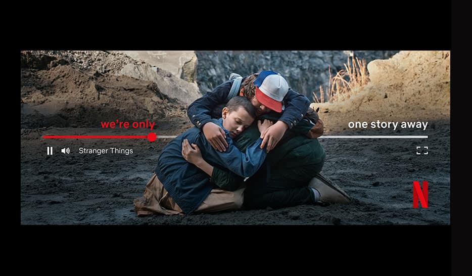 Netflix One Story Away Marketing Campaign