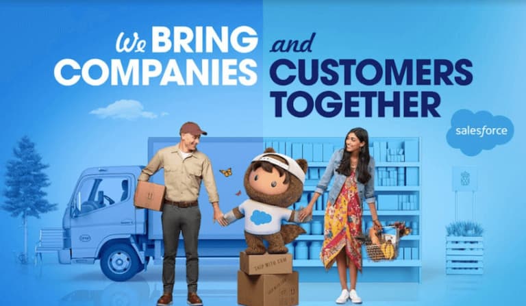 Salesforce We Bring Companies and Customers Together Marketing Campaign
