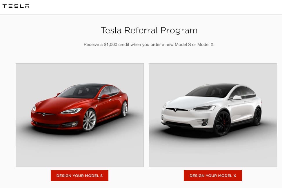 Tesla Referral Program Marketing Campaign